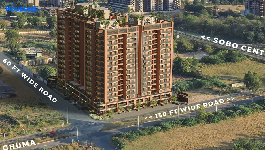 Project Image of Commercial Swarnim Sun in South Bopal, Ahmedabad - Image 360257