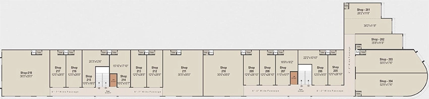 Floor Plan of Ambica Shiv Shakti Industrial Estate in Vatva, Ahmedabad - Image 342051