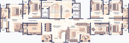Floor Plan of Shree Mount Resort in Chembur East, Mumbai - Image 34985