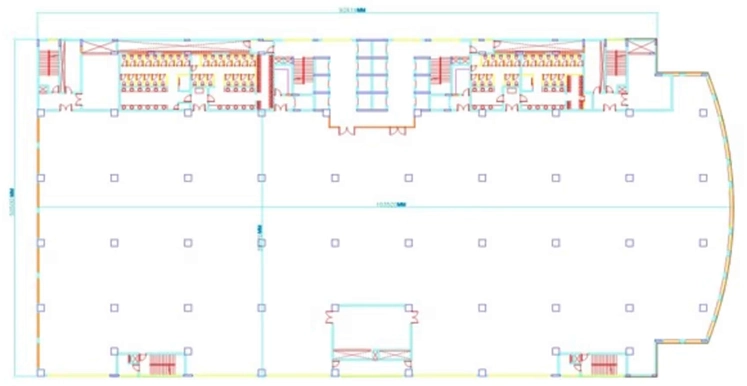Floor Plan of RMZ Millenia Business Park in Perungudi, Chennai - Image 367220