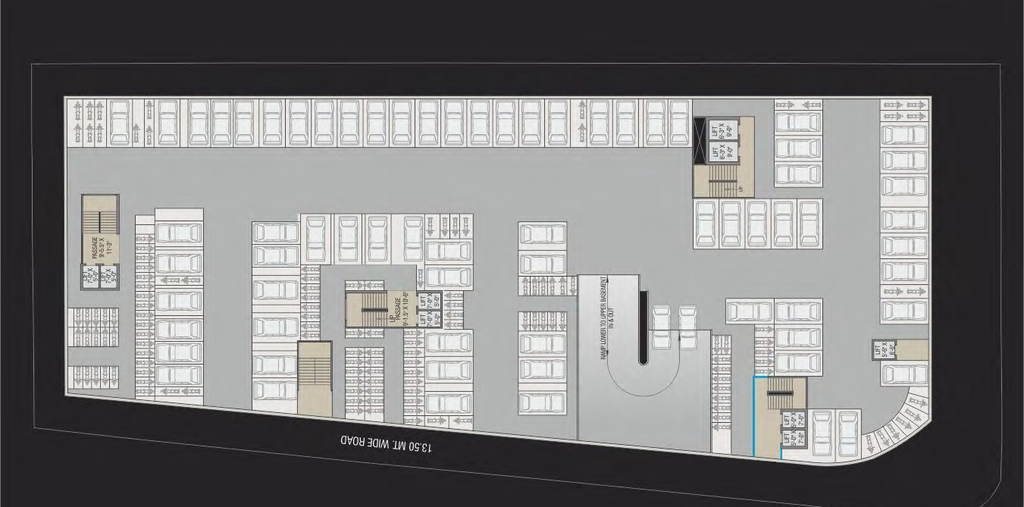 Master Plan of Commercial Glade Centrum in Ajwa Road, Vadodara - Image 365586