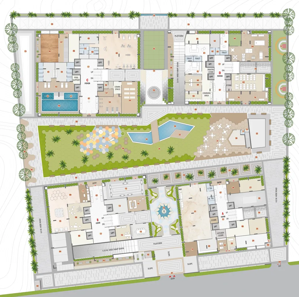 Master Plan of Brij Sandalwood in Randesan, Gandhinagar - Image 337678