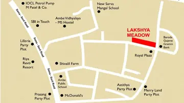 Location of Shreenathji Lakshya Meadow Commercial - Image 363862
