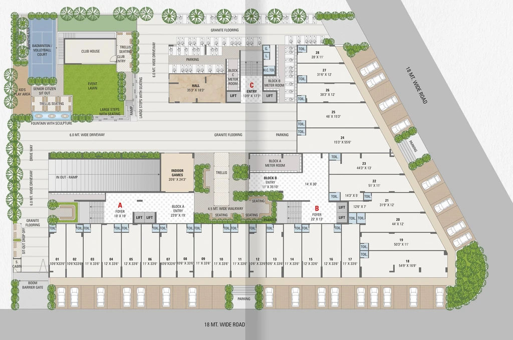 Master Plan of Brij Azalea in Sargasan, Gandhinagar - Image 337654