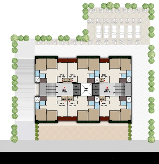 Master Plan of Brij Iris in Kudasan, Gandhinagar - Image 263389