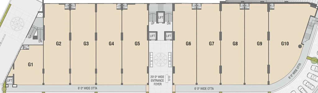 Floor Plan of Universal Trade Center in Adajan, Surat - Image 359160