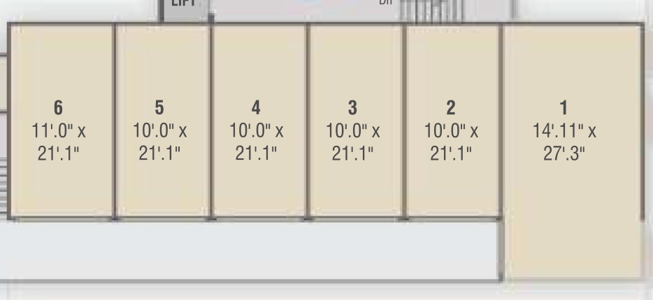 Floor Plan of Commercial Abhishek Aura in New Sama, Vadodara - Image 363296
