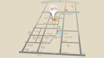 Location of Commercial Abhishek Aura - Image 363297
