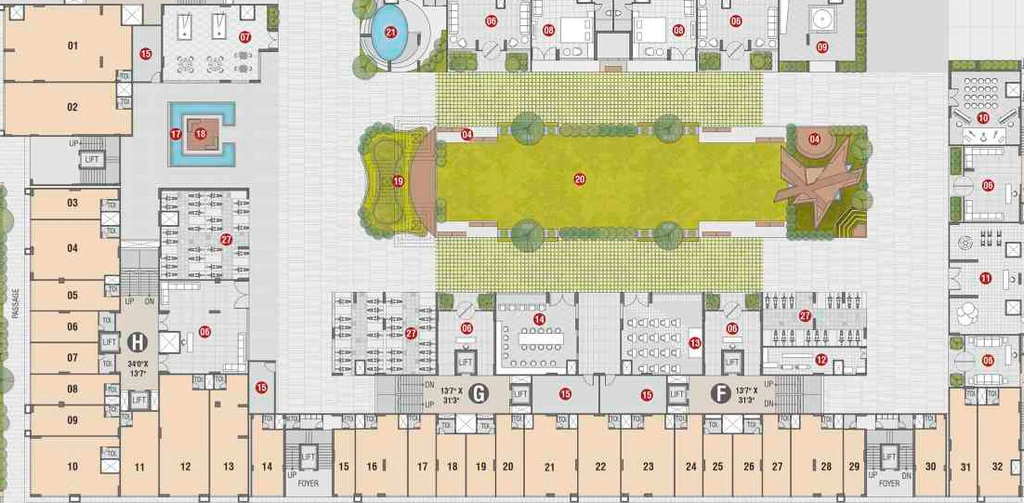 Floor Plan of Commercial Kaavyaratna Sanskruti in Randesan, Gandhinagar - Image 328656