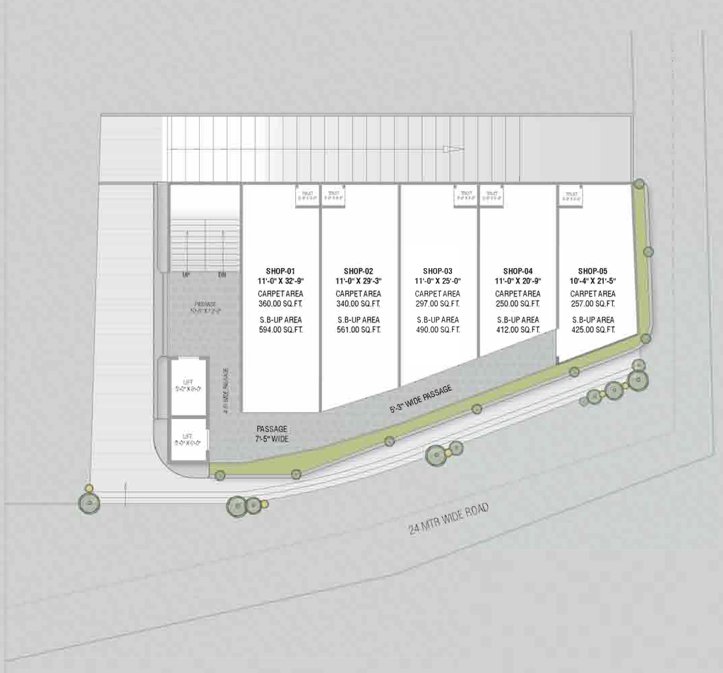 Master Plan of Aries Galleria in Tandalja, Vadodara - Image 365555