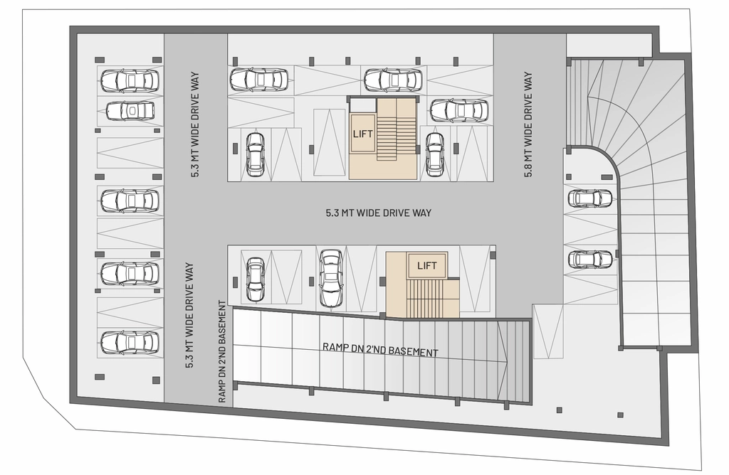 Master Plan of Aadinath Arcade in Adajan, Surat - Image 357474