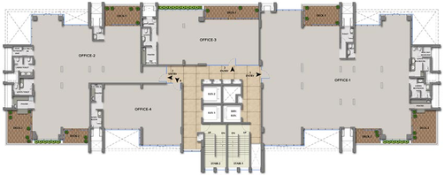 Floor Plan of Phoenix Fountain Head 1 in Viman Nagar, Pune - Image 270960