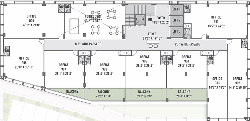 Floor Plan of Swastik The Plutus in Sargasan, Gandhinagar - Image 342003