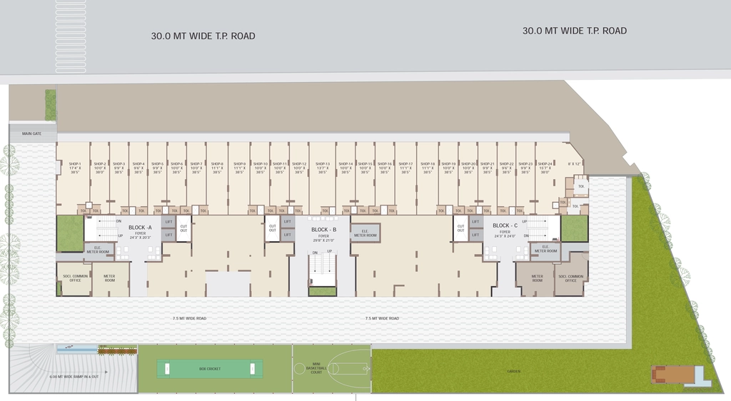 Master Plan of Lakhani Vienza in Gota, Ahmedabad - Image 359745