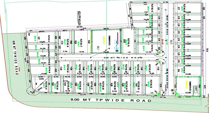 Master Plan of ABC Gold Plot in Pethapur, Gandhinagar - Image 274845