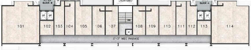 Floor Plan of Commercial Suryam Ananta in Vastral, Ahmedabad - Image 360253
