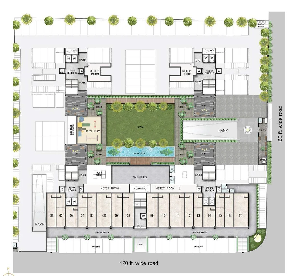 Master Plan of Commercial Suryam Ananta in Vastral, Ahmedabad - Image 360252