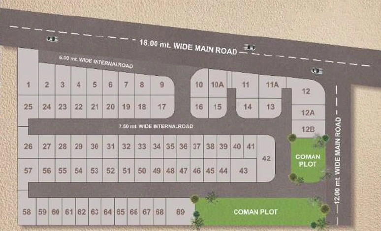 Master Plan of Siddheshwari Visat Gold in Pethapur, Gandhinagar - Image 274960