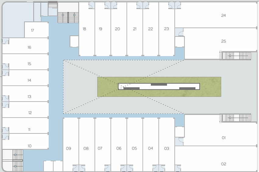 Floor Plan of Darshanam Galleria in Atladara, Vadodara - Image 355206