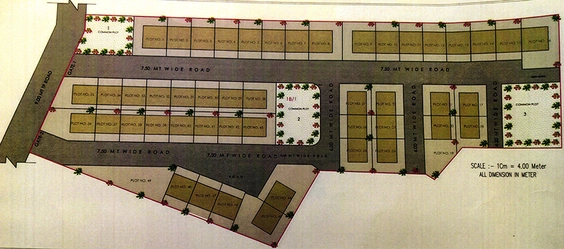 Master Plan of Shubh Siddheshwari Plotting in Pethapur, Gandhinagar - Image 274954