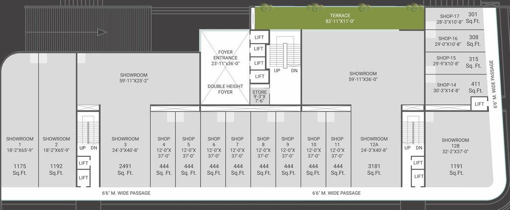 Floor Plan of Swastik The Iconic in Sama Savli Road, Vadodara - Image 366071