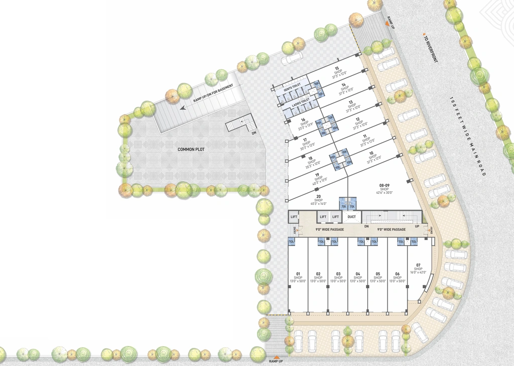 Master Plan of Sanskrut Pushti Sparsh Arcade in Sabarmati, Ahmedabad - Image 360183