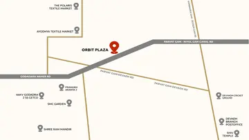 Location of Pramukh Orbit Plaza - Image 328007