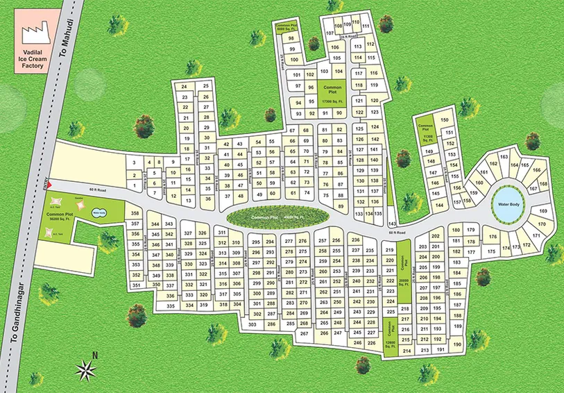 Master Plan of Shreem Anant Dreamz in Pethapur, Gandhinagar - Image 274918