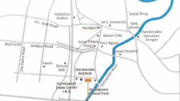 Location of Darshanam Trade Center 3 - Image 355556