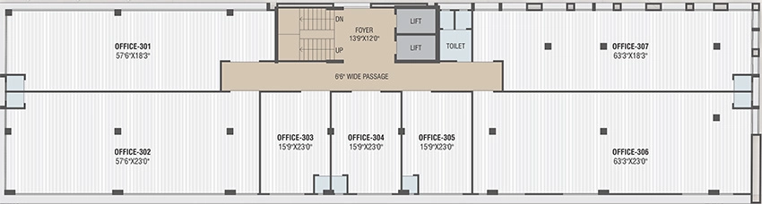 Floor Plan of Riddhi Yash Empire in Kudasan, Gandhinagar - Image 341486