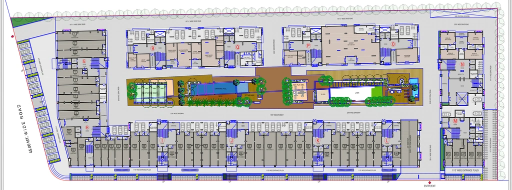 Master Plan of Commercial Shivalik Sharda Parkview 2 in Shela, Ahmedabad - Image 360212