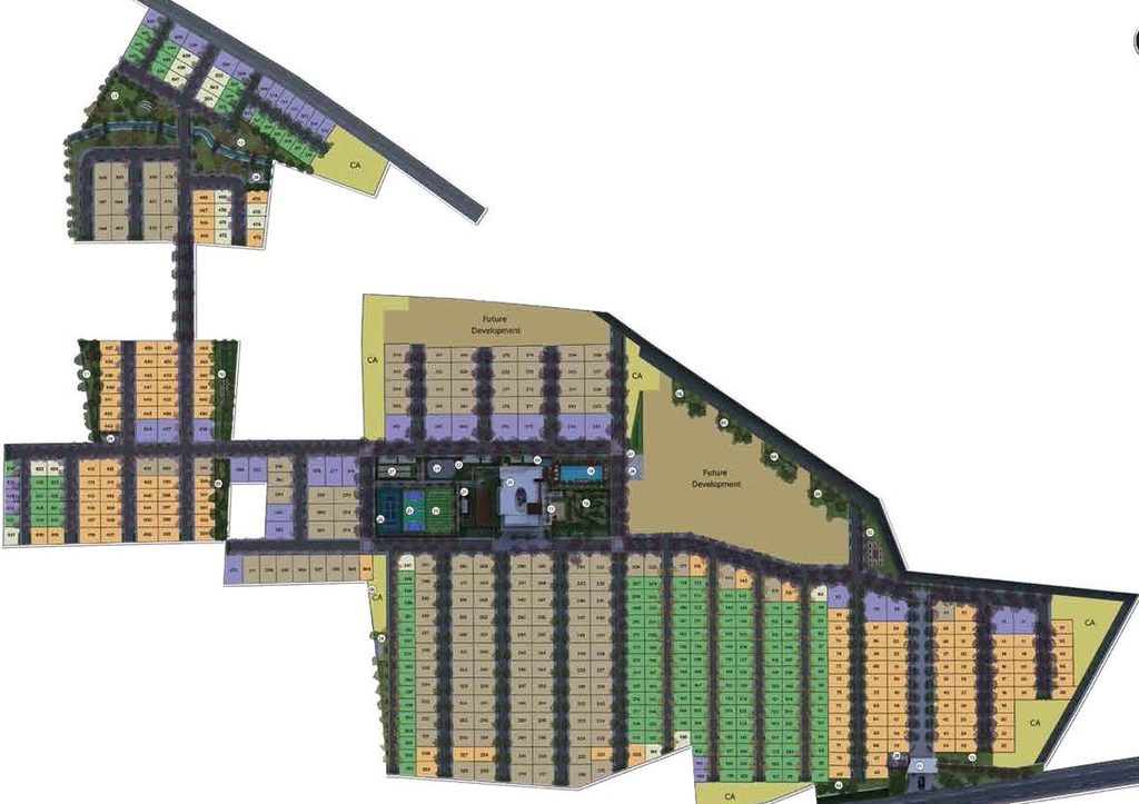 Master Plan of Vaishnavi AT-One Life in Yelahanka, Bangalore - Image 274826