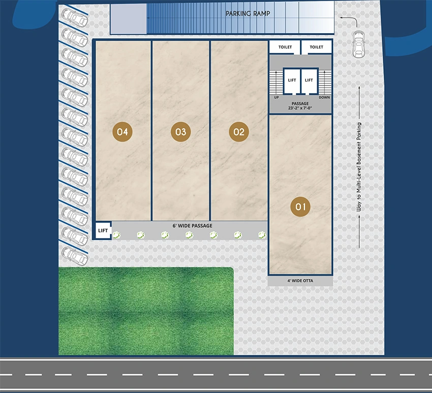 Master Plan of Brookfieldz 9 To 5 in Nizampur, Vadodara - Image 357500