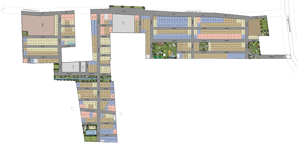 Master Plan of Purva Kensho Hills in Sarjapur Road, Bangalore - Image 322567
