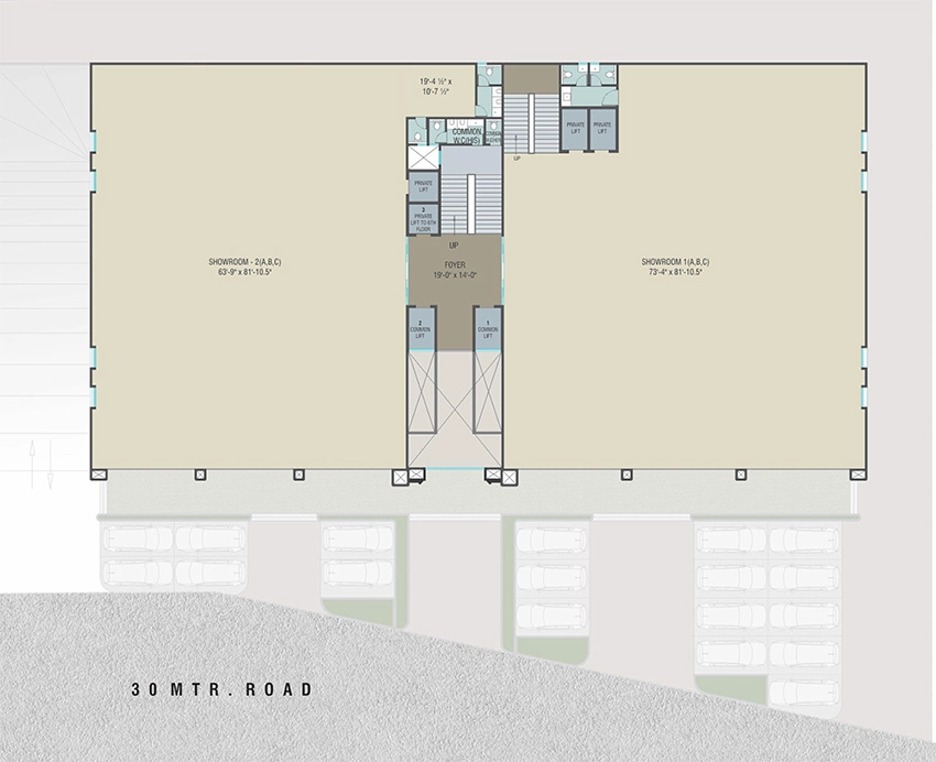 Floor Plan of Ananta Stallion in New Alkapuri, Vadodara - Image 355131