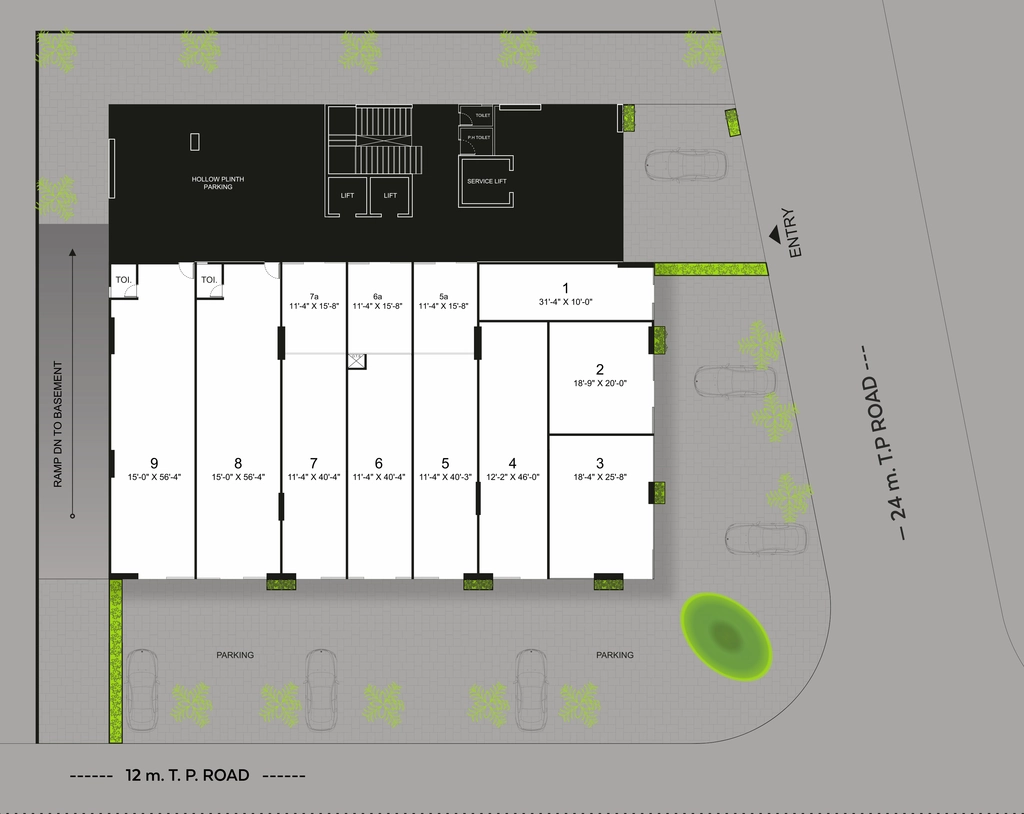 Master Plan of Sangath Prominence in Chandkheda, Ahmedabad - Image 360176