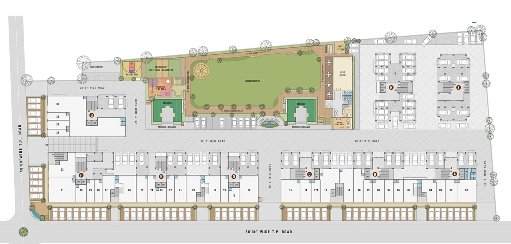 Master Plan of Commercial Himalaya Falaknuma in Juhapura, Ahmedabad - Image 360389
