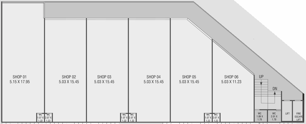 Floor Plan of Sammruddhi Trade Center in Waghodia Road, Vadodara - Image 356924