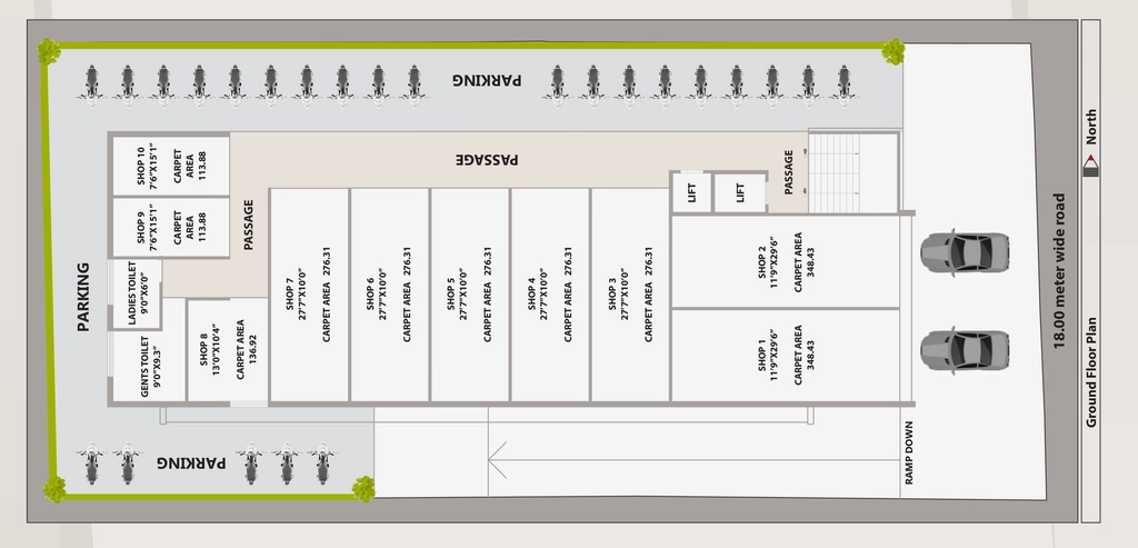 Master Plan of AUM Square 11 in New Sama, Vadodara - Image 365562