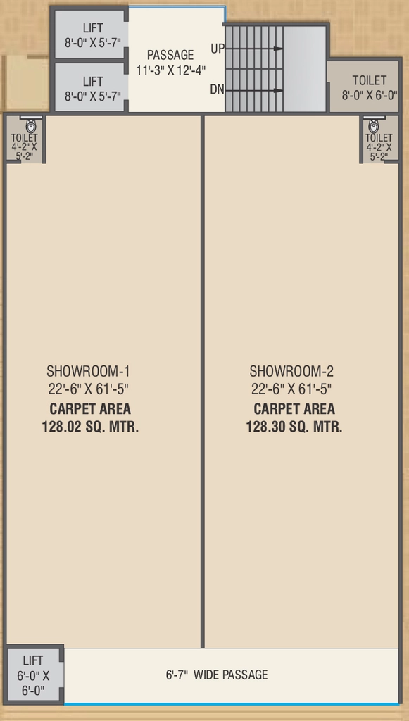 Floor Plan of Myrah Madhus Icon in Gotri, Vadodara - Image 365696