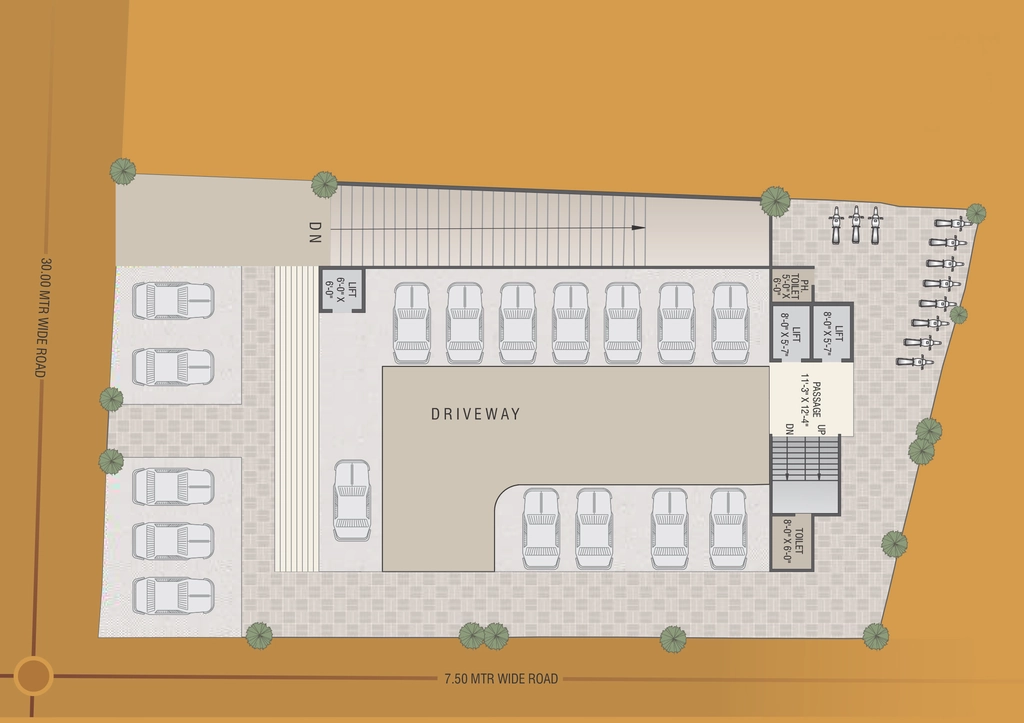 Master Plan of Myrah Madhus Icon in Gotri, Vadodara - Image 365695