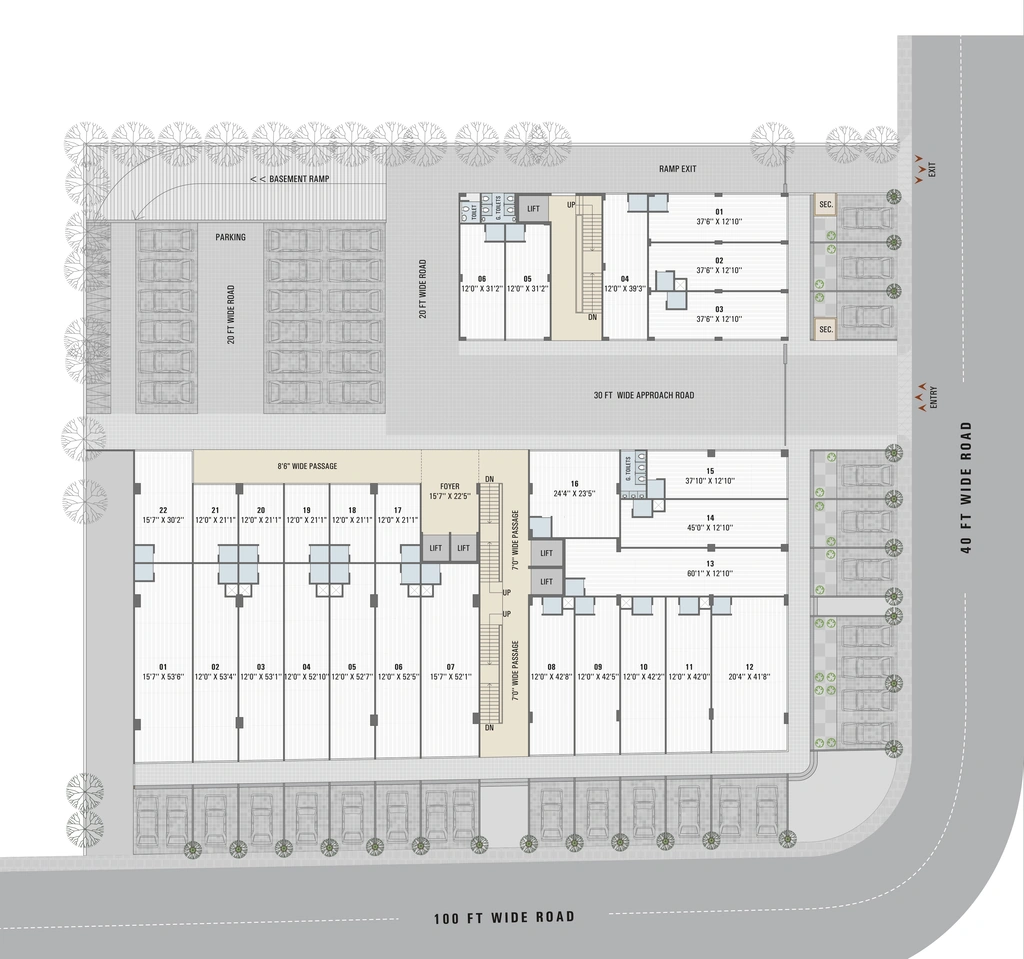 Master Plan of Shakti ETC in Chandlodiya, Ahmedabad - Image 360861