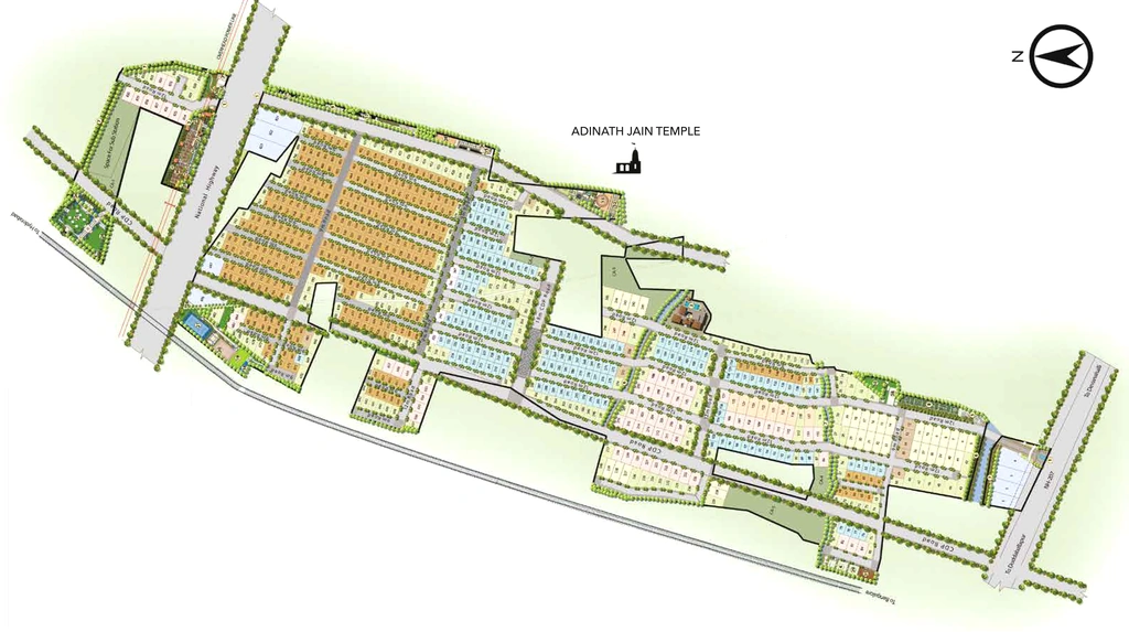 Master Plan of Purva Tivoli Hills in Devanahalli, Bangalore - Image 322588