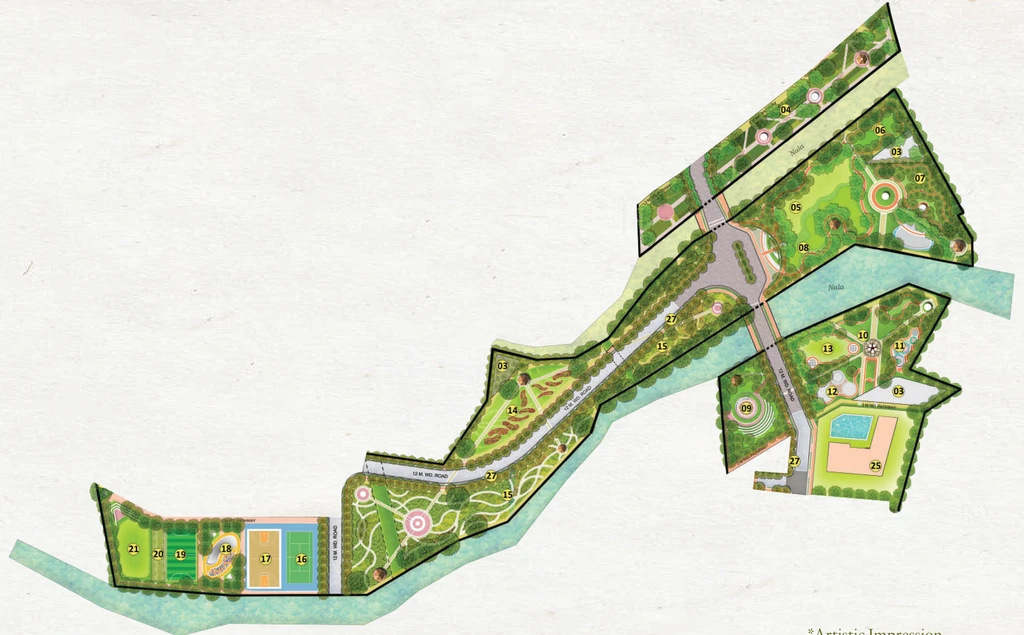 Master Plan of Purva Oakshire in Rampura, Bangalore - Image 322580