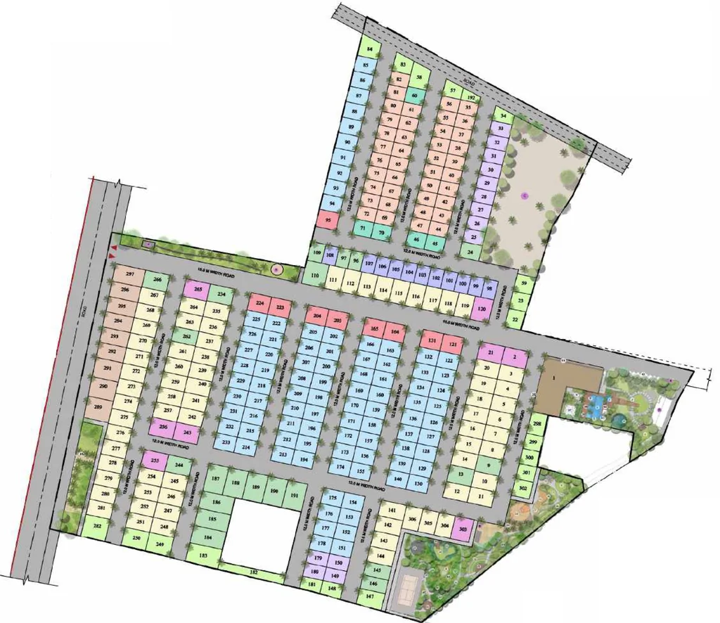 Master Plan of Shriram Rainforest in Devanahalli, Bangalore - Image 328854