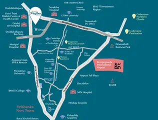 Location of Shriram Pristine Estates - Image 328979