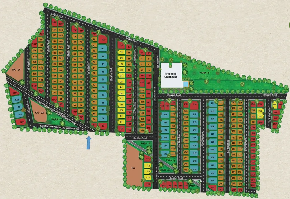 Master Plan of Shriram Stagename Rhapsody At Eden in Devanahalli, Bangalore - Image 328970