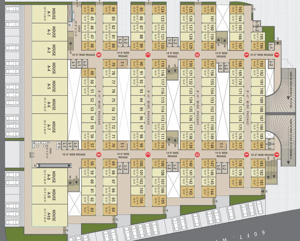 Floor Plan of Sangini Trade Centre in Kadodara, Surat - Image 356432