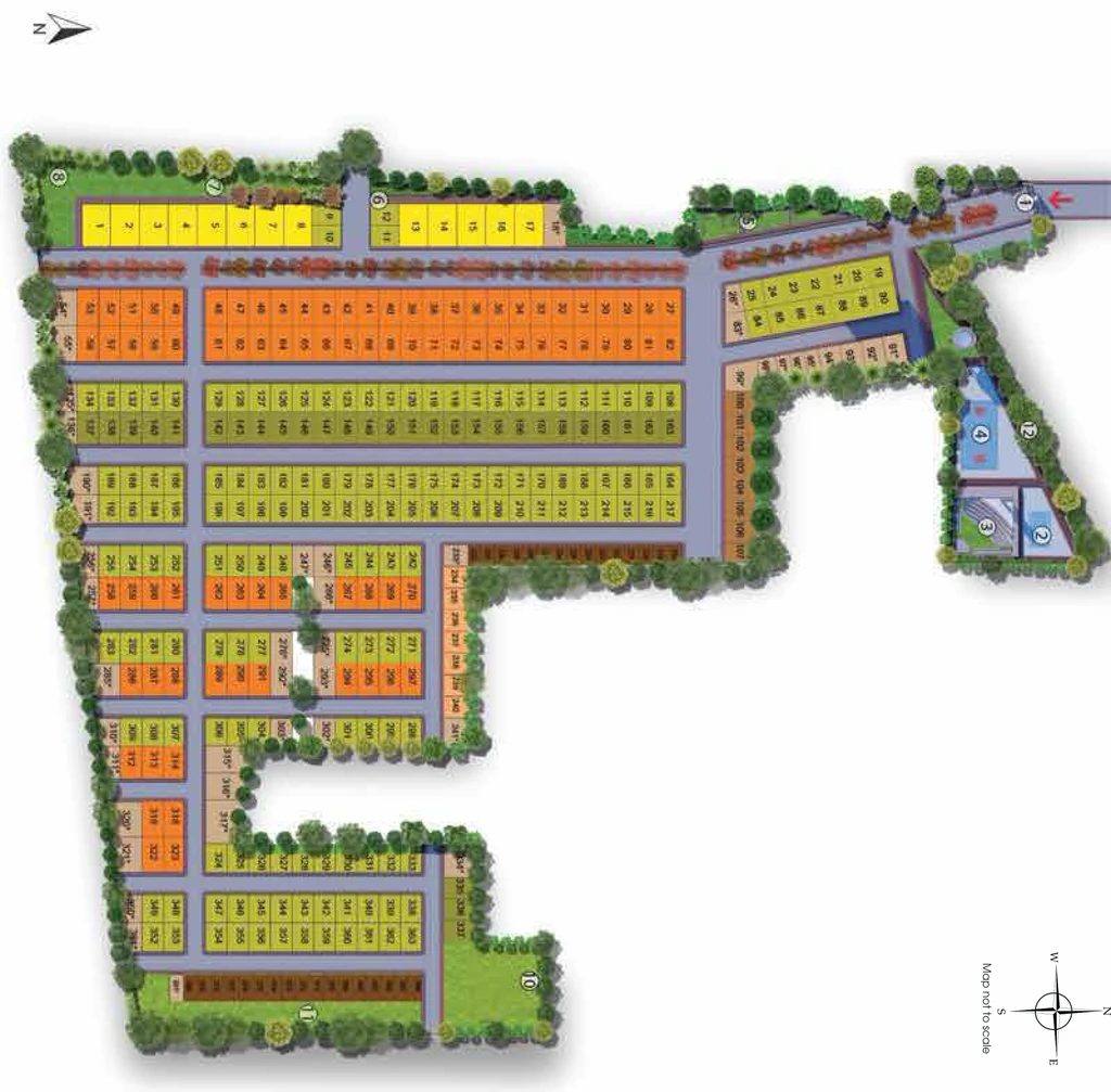 Master Plan of Shriram Earth Whitefield in Whitefield, Bangalore - Image 328933