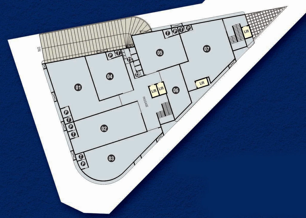 Floor Plan of Gayatri VMP Business Hub in Kotarpur, Ahmedabad - Image 360849